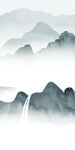 简约玄关山水 文件TIF分层