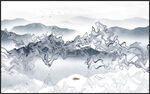 抽象山水画