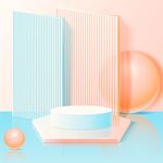 3D产品展示背景板模板素材