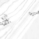 瓷晶画 灰白灰大理石纹 牡丹花