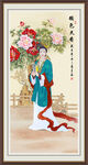 牡丹仕女
