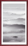 竖幅山水画