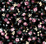 传统实色满版散花