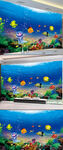 海洋天堂儿童海鱼电视背景墙