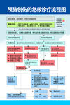 颅脑创伤的急救诊疗流程图