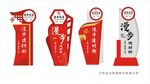 街道标识牌 建材街立牌