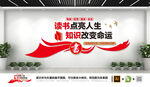 学习读书文化墙设计模板