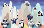 北欧手绘儿童房背景墙