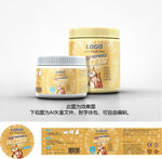 矢量宠物湿巾桶贴模版