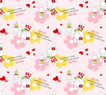 大牌卡通兔子花