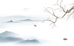 高档 现代山水画 TIF分层图