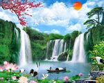 山水风景画 