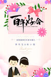 结婚海报 结婚展板