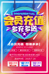 会员充值 促销海报