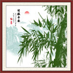 国画竹子