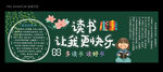 读书快乐黑板报