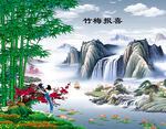 竹梅迎春