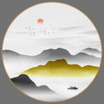 水墨画