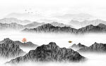 水墨山水画