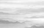 水墨山