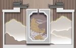 新中式背景墙
