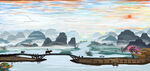 水墨山水画