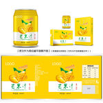 芒果汁易拉罐平面图