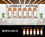 校园传统文化宣传墙