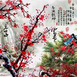 红梅报喜
