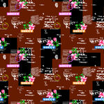 大牌  字母   数码印花  