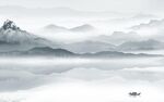 中式大气意境山水 TIF分层