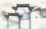 新中式背景墙