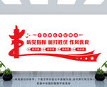 部队党建文化墙