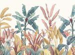 手绘北欧复古椰树林
