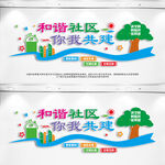 文明社区文化墙