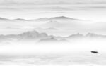 中式高端灰山水画 tif分层