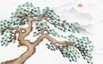 新中式电视背景墙