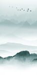 新款玄关画山水 tif分层图