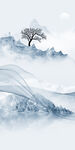 大气玄关画山水 tif分层图