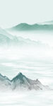 高清 玄关山水图 TIF分层画