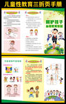 儿童性教育知识三折页
