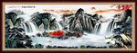 聚宝盆风水画