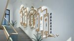 书香文化学校楼梯间文化墙