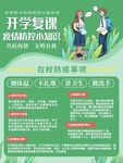 开学防疫海报