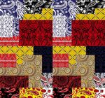 腰果花 树木 花丛  底纹  