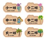 幼儿园班级牌