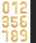 金色倒计时数字合辑