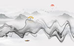 水墨山水画