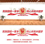 民族团结文化墙