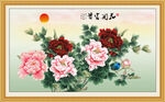国画牡丹